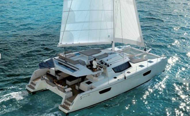 Saba 50 stern view ©  SW
